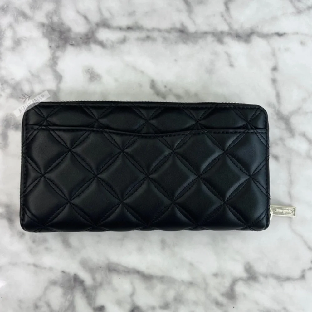 Kate Spade Natalia Quilted Smooth Leather Large Continental Wallet - Picture 2 of 4